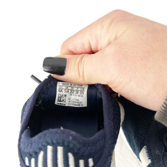 Adidas Swift Run X Navy Blue Sneakers Sz 6 Baby - Picture 6 of 7